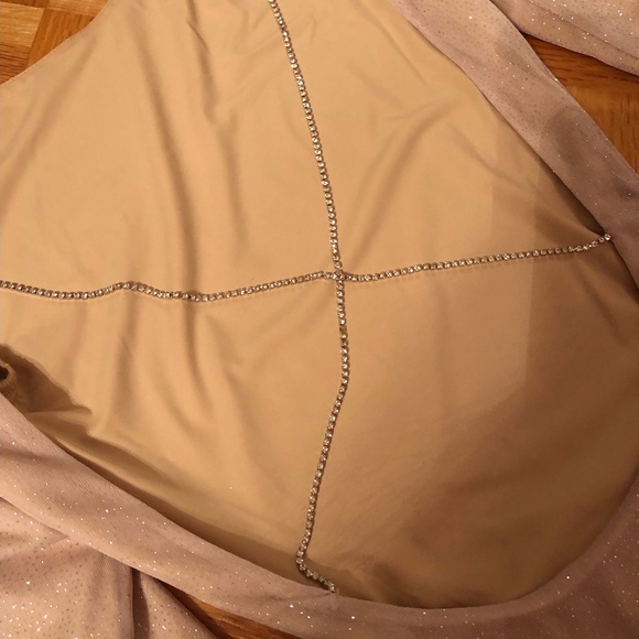 Meshki Sparkly Blush Dress - Picture 4 of 4